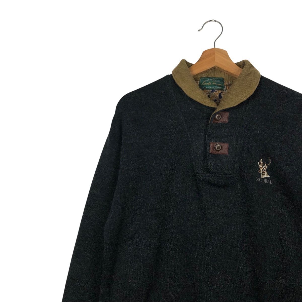 Japanese Brand 📌Vintage Craft Movie Nature Collar College Sweatshirt Size US M / EU 48-50 / 2 - 8 Thumbnail