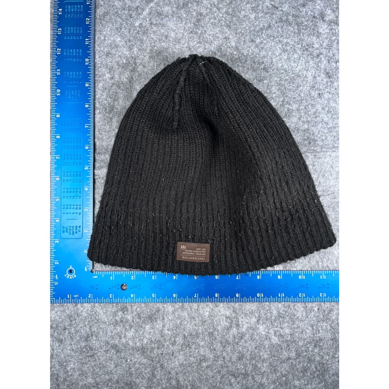 TravisMathew Travis Mathew Beanie Adult One Size Black 100% Acrylic Golf Outdoors Size ONE SIZE - 5 Thumbnail