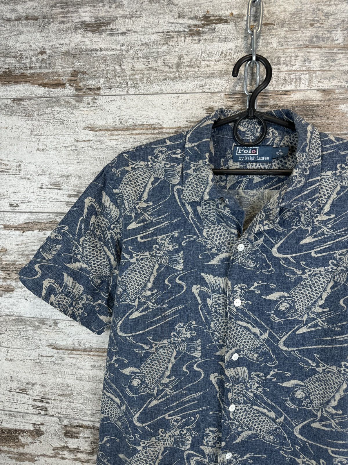 Polo Ralph Lauren × Vintage Mens Vintage Polo Ralph Lauren Shirts button up fish luxury Size US M / EU 48-50 / 2 - 4 Thumbnail