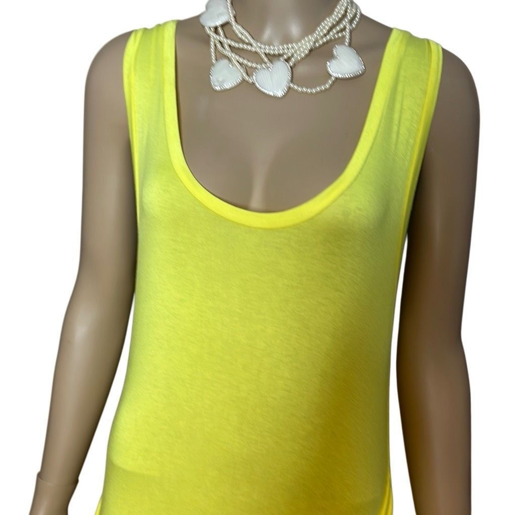 Drake NWT Kimberly Ovitz Yellow Drape Midi Dress (016) Size S / US 4 / IT 40 - 2 Thumbnail