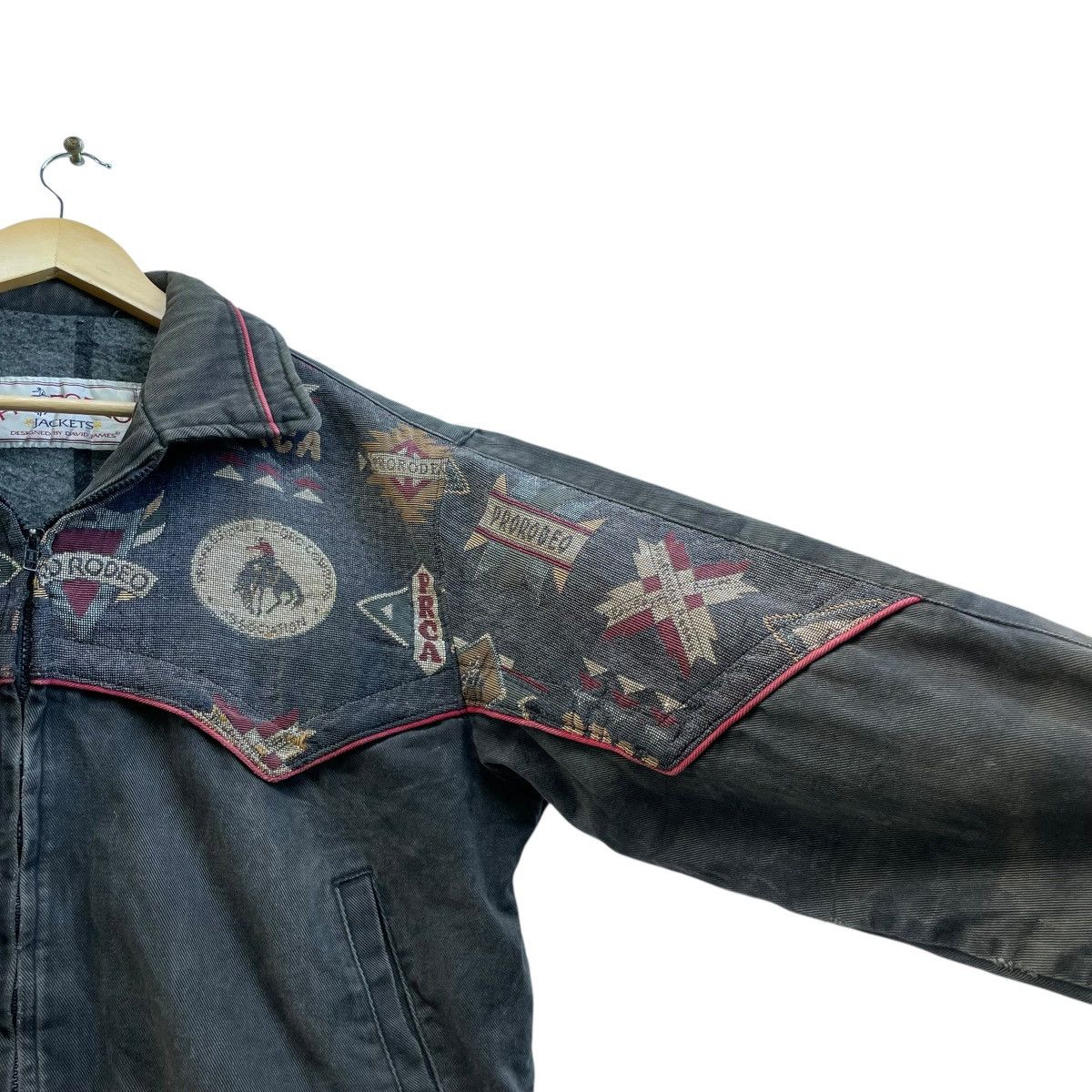 Cowboy Equipment × Vintage 💥Vtg Bullfighting Cowboy Pro Rodeo David James Distressed Size US M / EU 48-50 / 2 - 5 Thumbnail