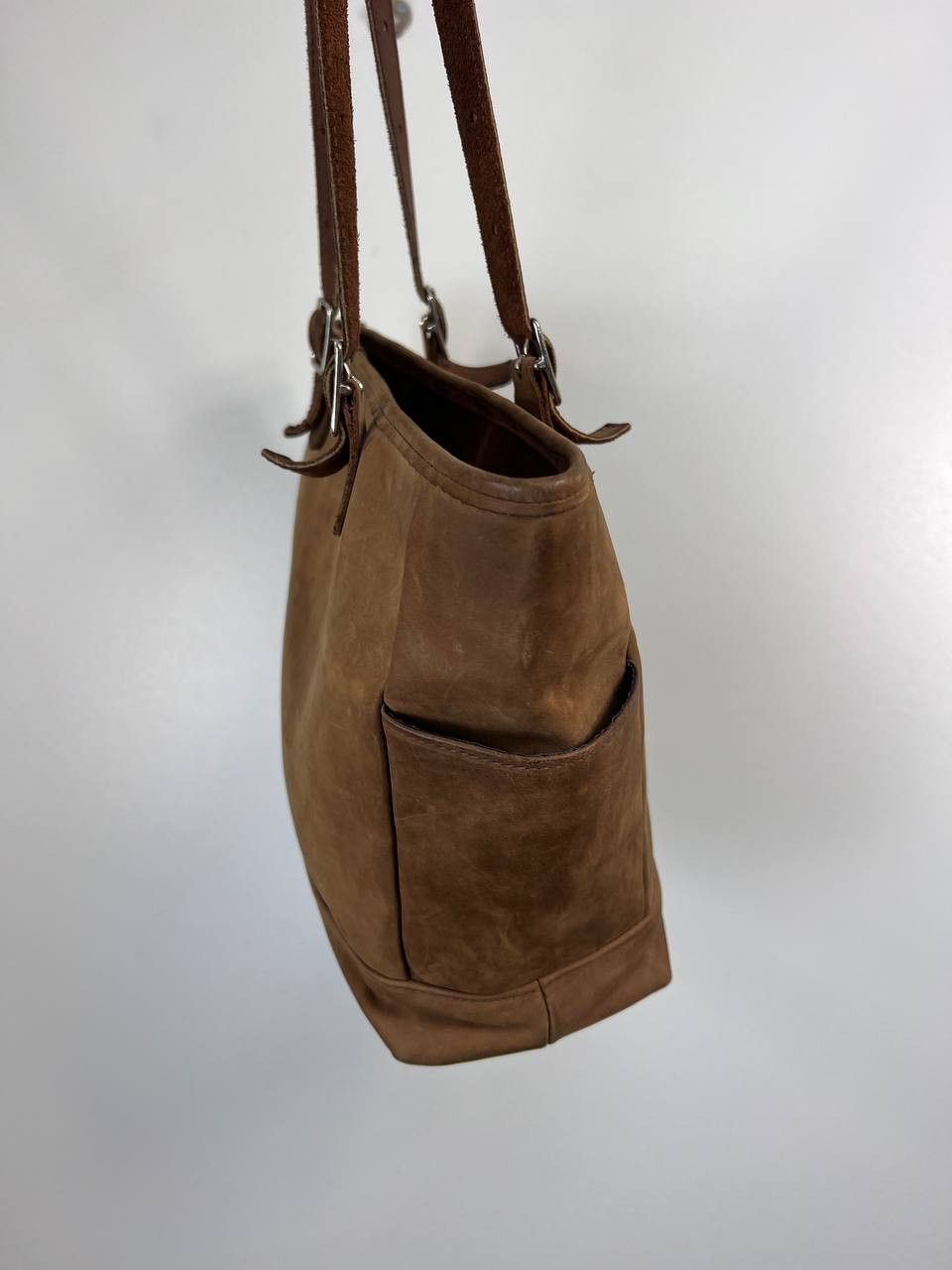 Harley Davidson Harley-Davidson Leather Tote Shoulder Bag Shopper Genuine Size ONE SIZE - 6 Thumbnail