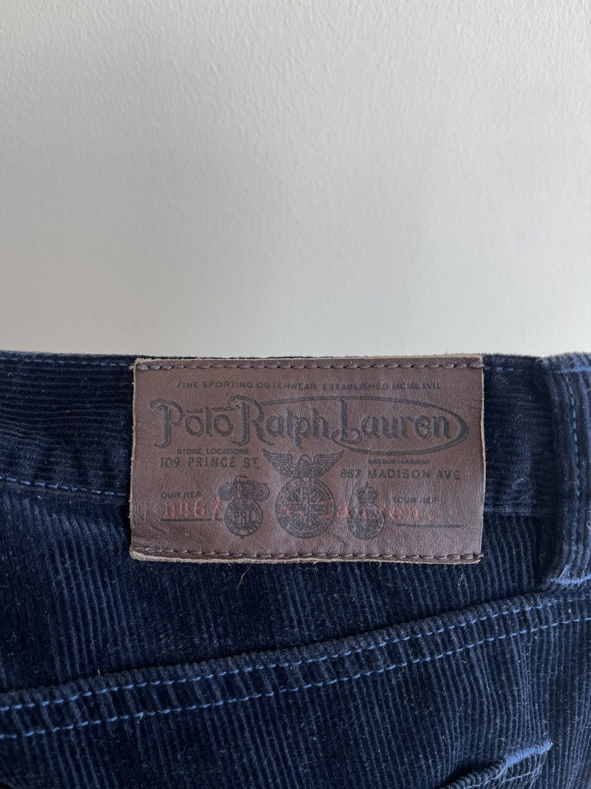 Polo Ralph Lauren PRL 381 Slim Straight Fit Corduroy 5 Pocket Jeans Pants Size US 30 / EU 46 - 8 Thumbnail