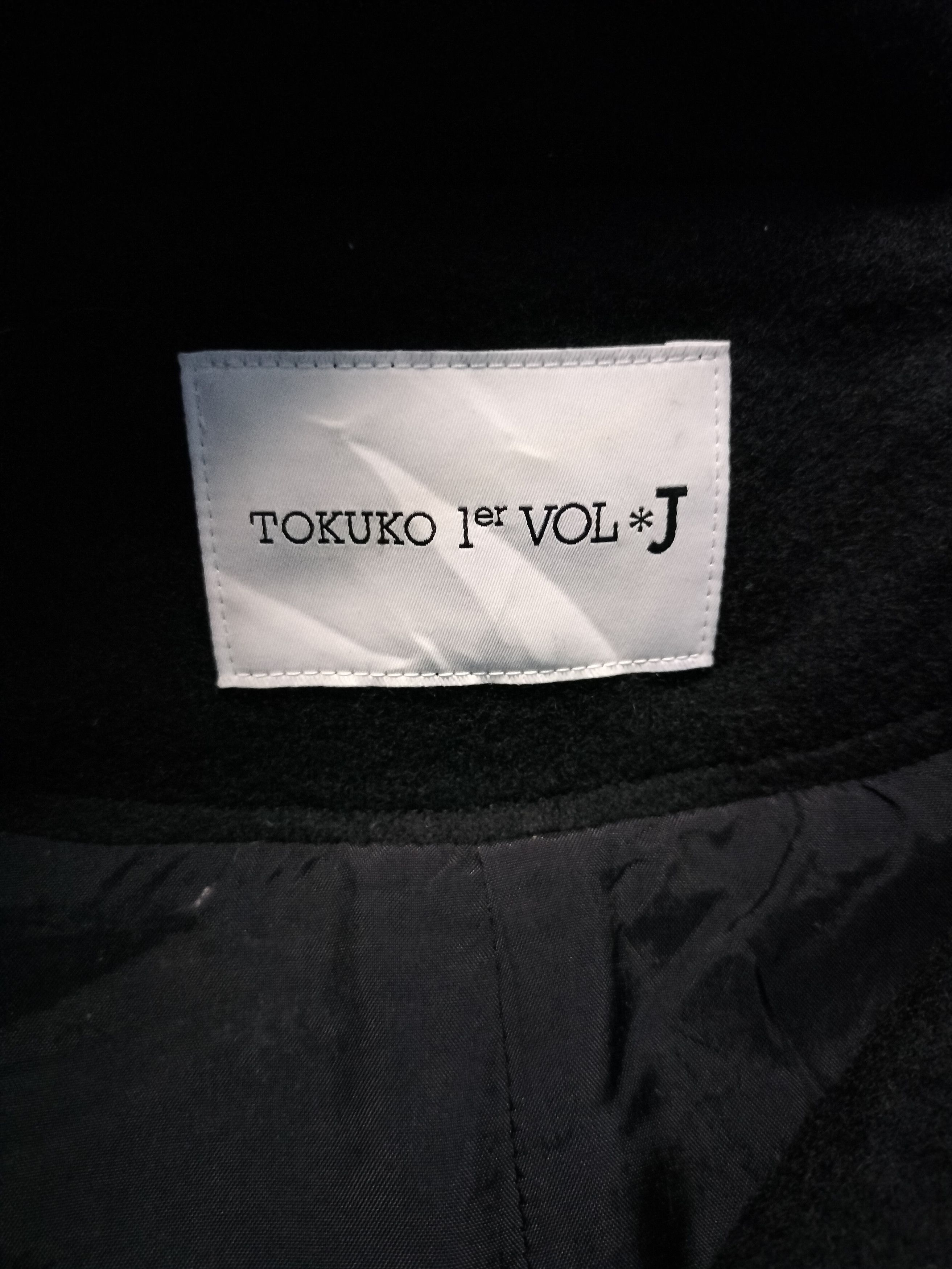 Japanese Brand TOKUKO 1er vol J wool Long jacket coat made in japan Size US L / EU 52-54 / 3 - 4 Thumbnail