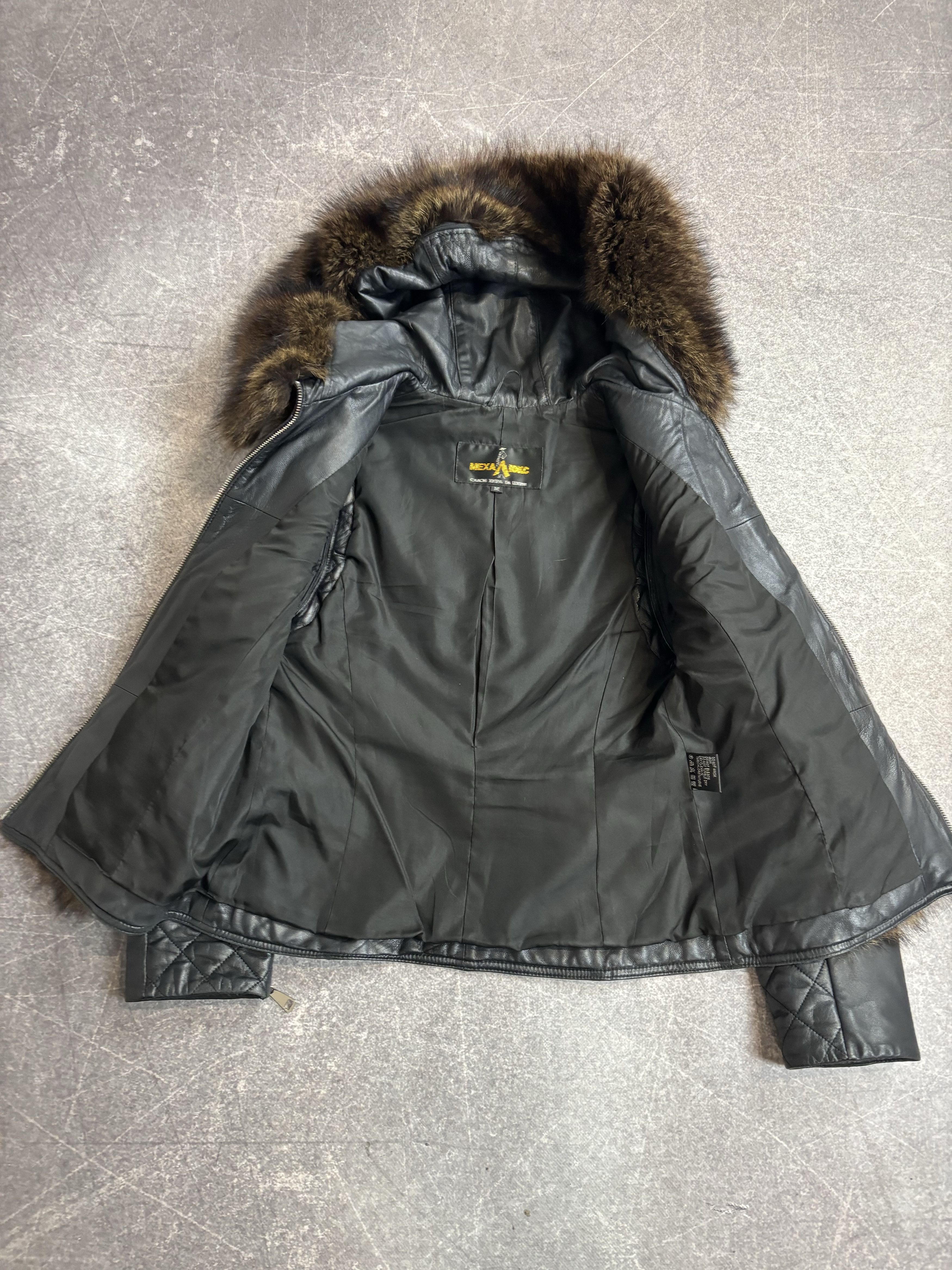 Yohji Yamamoto rare rick owens type cropped fur bomber leather jacket y2k Size US S / EU 44-46 / 1 - 8 Thumbnail