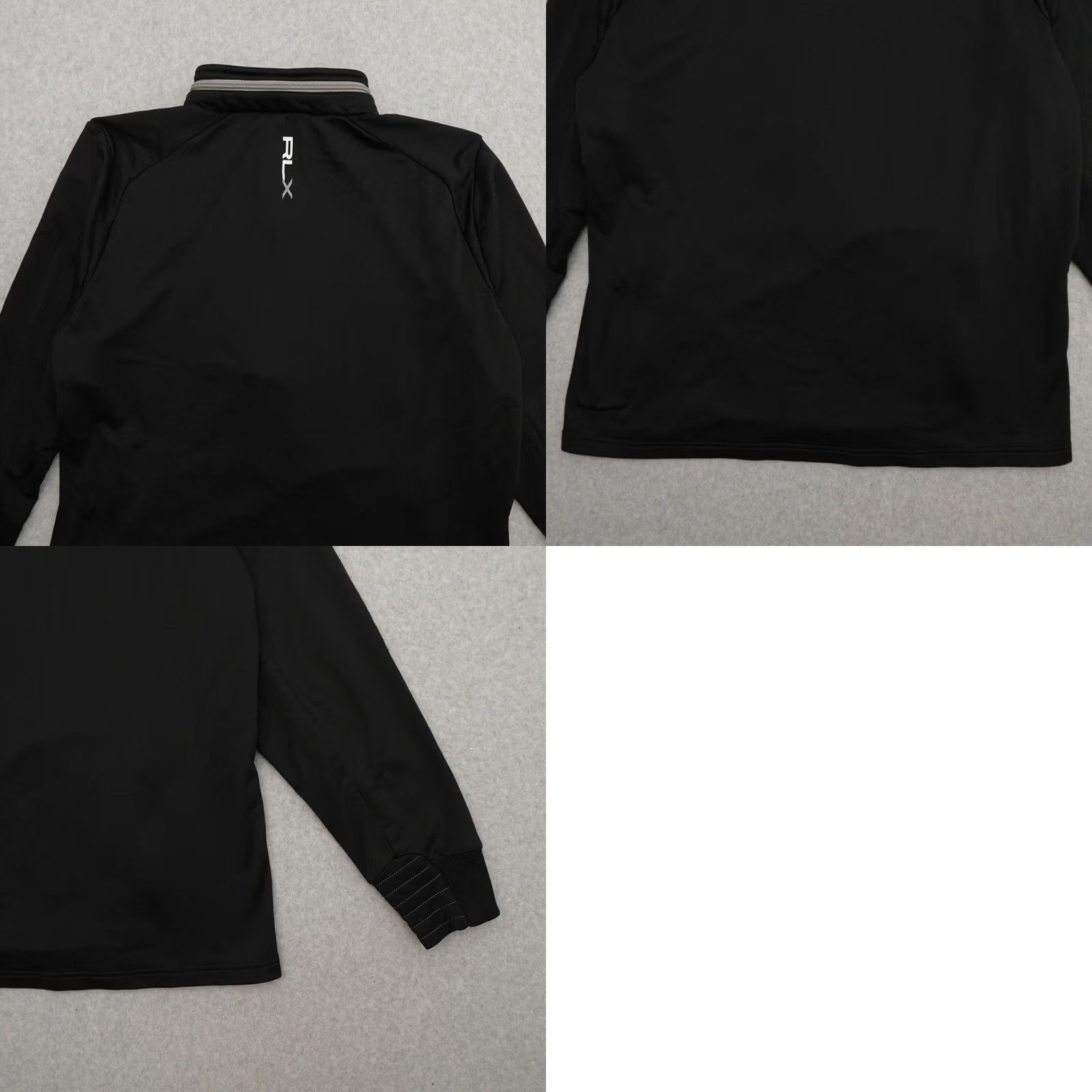 Ralph Lauren VINTAGE RLX Ralph Lauren Jacket RLX Boys? Mens? Medium Black Soft Shell 1/4 Zip Size US M / EU 48-50 / 2 - 9 Thumbnail