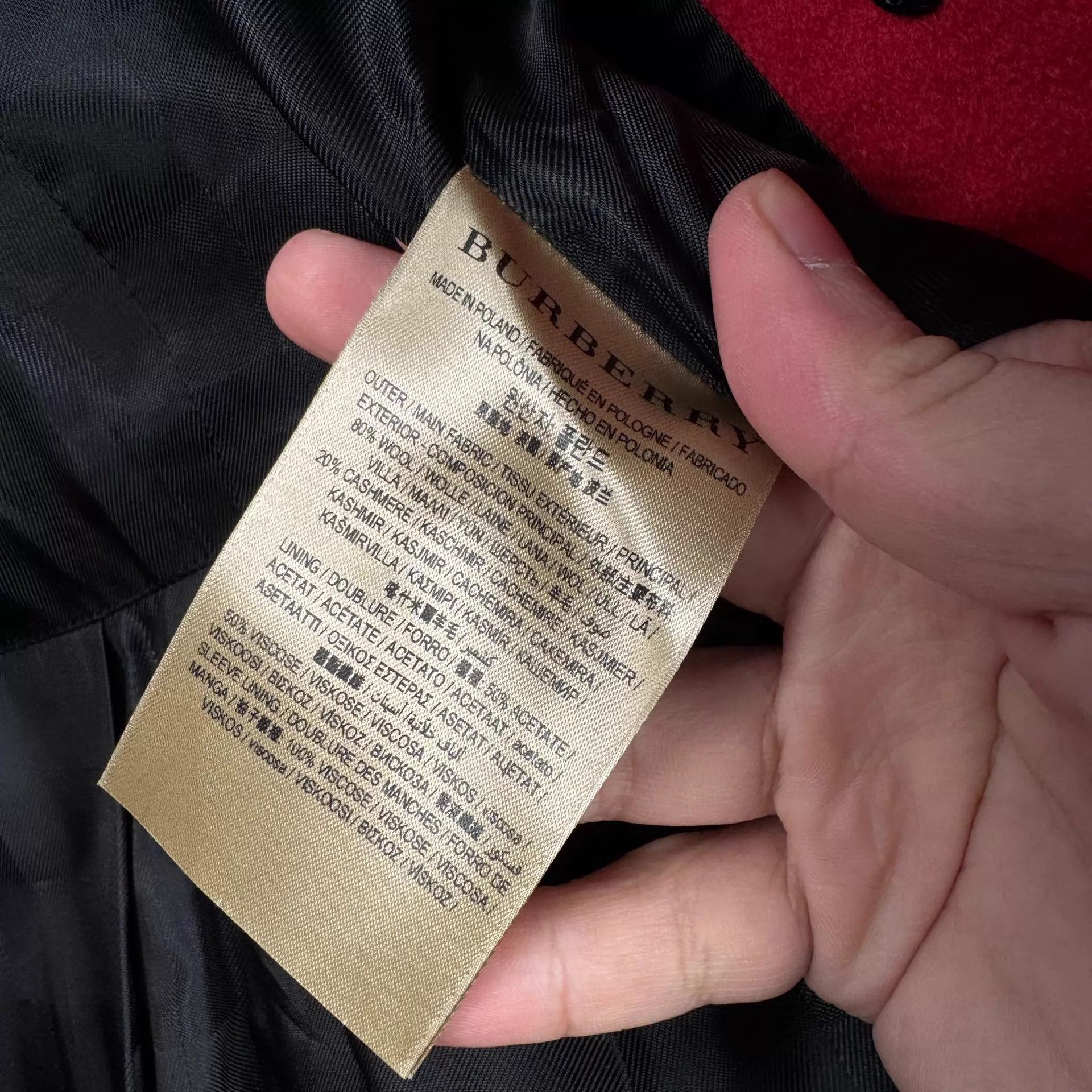 Burberry Burberry double-breasted wool coat UK10 new Size M / US 6-8 / IT 42-44 - 7 Thumbnail