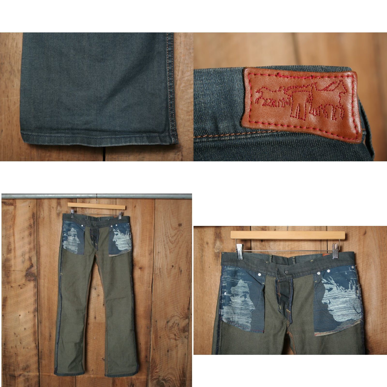 Levi's VINTAGE LEVI'S Red Collection Denim Bootcut Jeans Sz. 29 Regular Women Blue 5-Pocket Inseam 31 Rise 8.25" Measure 33x31 Size 29" - 8 Thumbnail