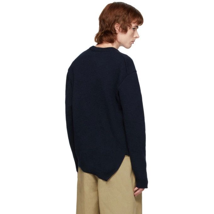 Comme des Garcons SHIRT Comme des Garcons Shirt x Lochaven Navy Twisted Sweater Size US XS / EU 42 / 0 - 2 Thumbnail