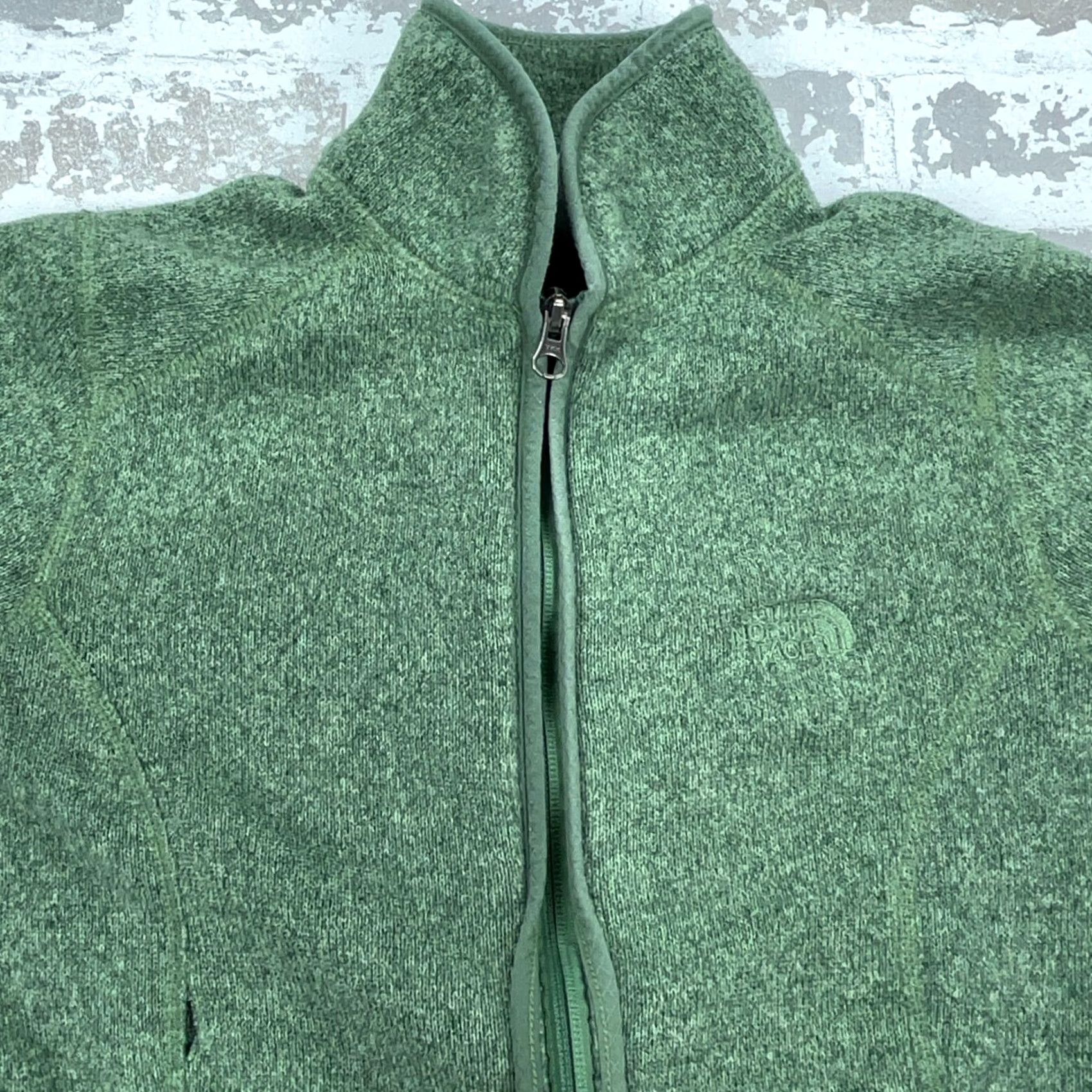 The North Face VINTAGE North Face Jacket Women Small Green Fleece Full Zip Size S / US 4 / IT 40 - 3 Thumbnail
