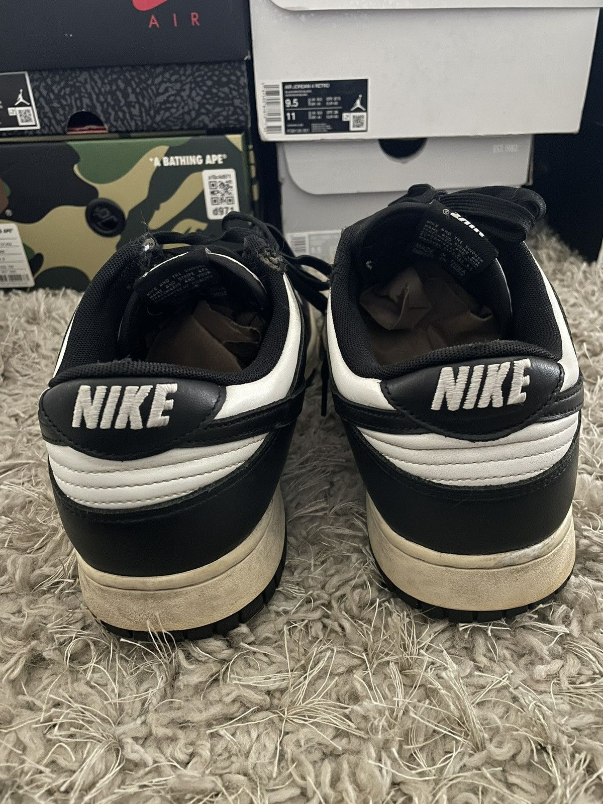 Nike Nike Dunk Low Panda Size US 12 / EU 45 - 6 Thumbnail
