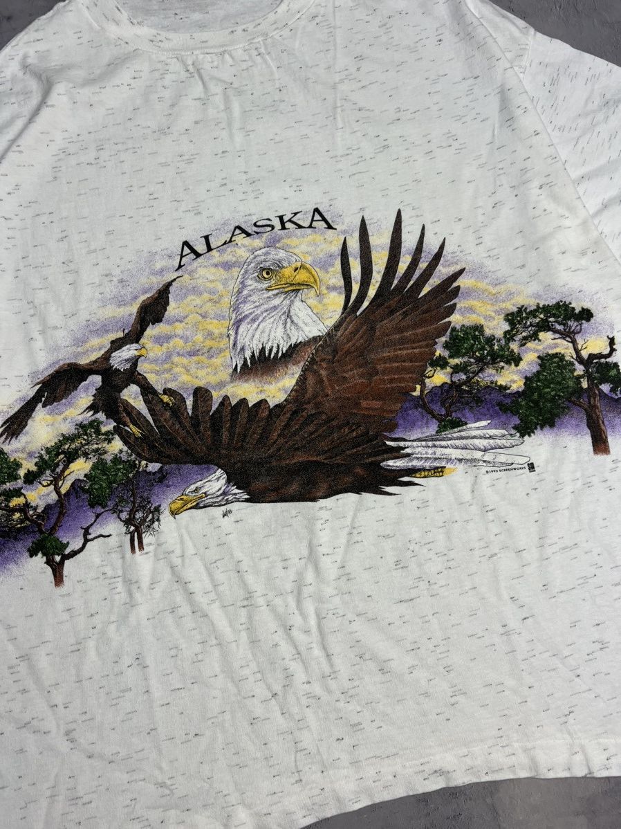 Vintage Vintage Animal Tee Alaska Screen Works Size US XXL / EU 58 / 5 - 2 Thumbnail