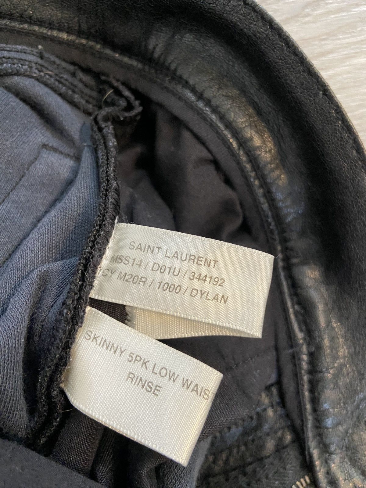 Saint Laurent Paris Saint Laurent polyurethane jeans Size US 29 - 9 Thumbnail