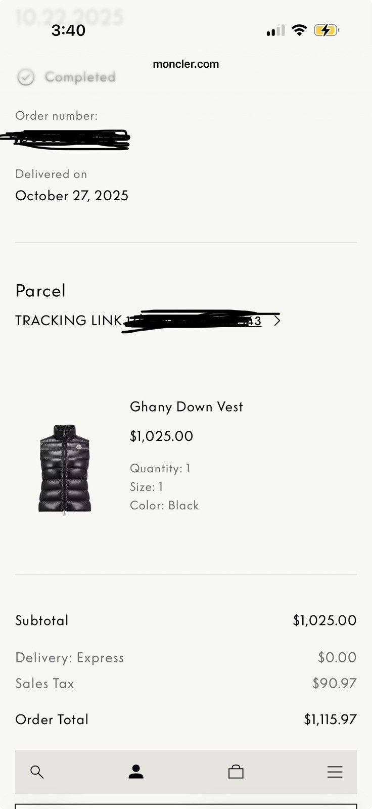 Moncler Moncler black Ghany Down Vest Size S / US 4 / IT 40 - 10 Thumbnail