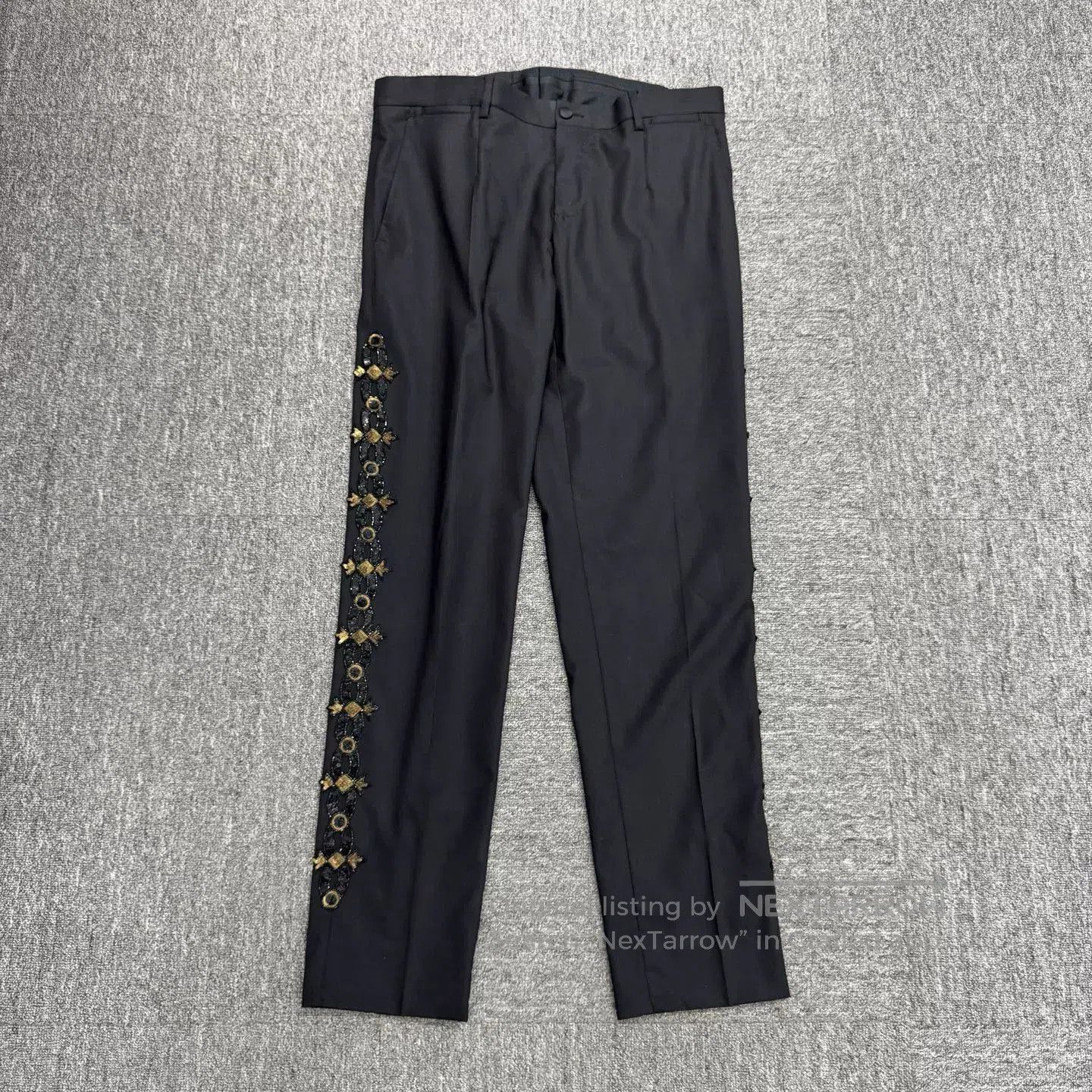 Dolce & Gabbana DG Show Sequin Wool Casual Pants. Size US 32 / EU 48 - 1 Thumbnail