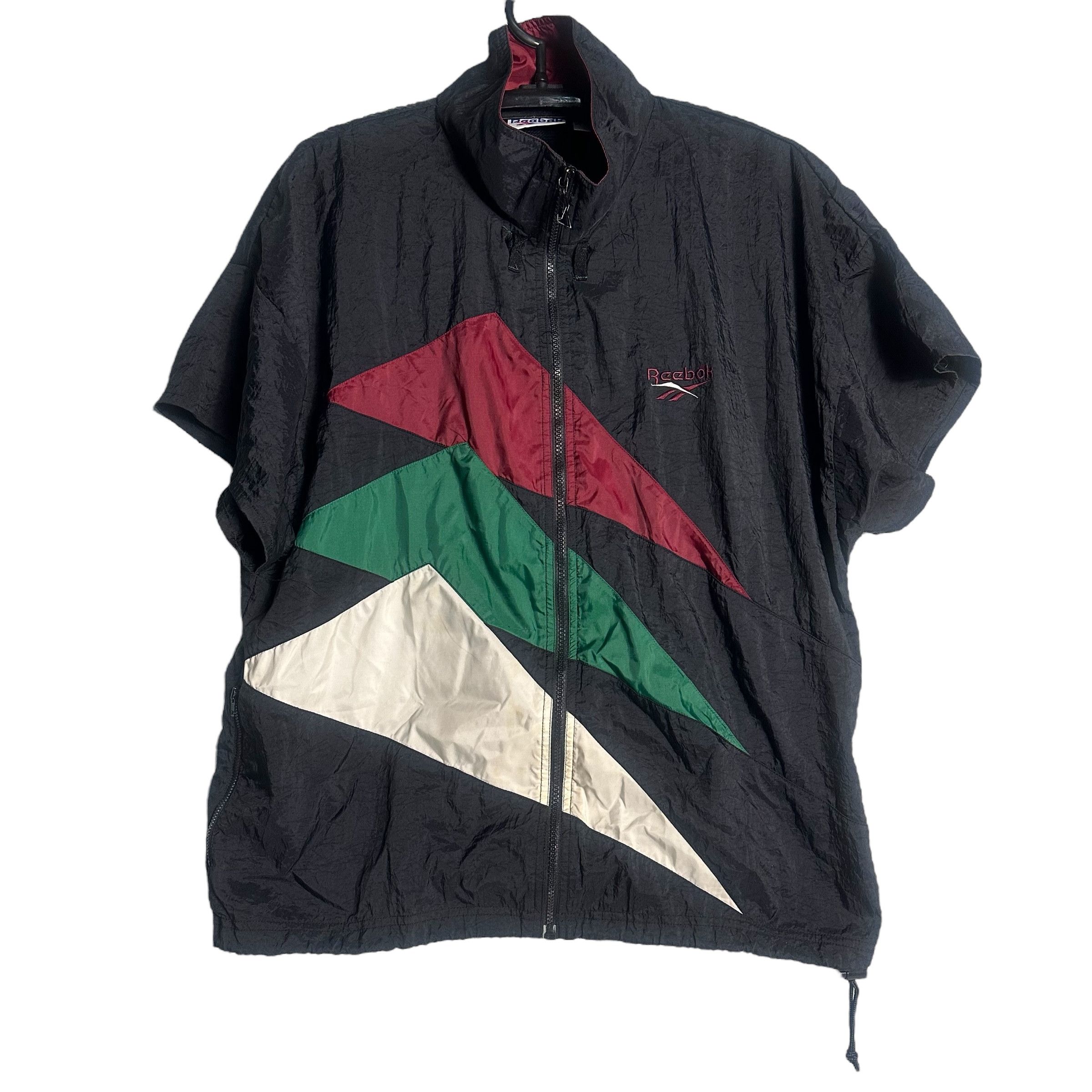 Reebok × Vintage 🔥RARE🔥Vintage Reebok OVP S/Sleeve Windbreaker Size US M / EU 48-50 / 2 - 1 Thumbnail