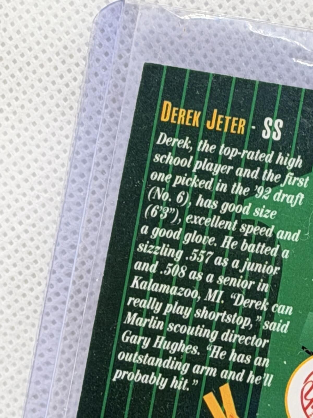 Other 1993 Score Select Derek Jeter RC #360 1st Round Draft Pick Size ONE SIZE - 6 Thumbnail