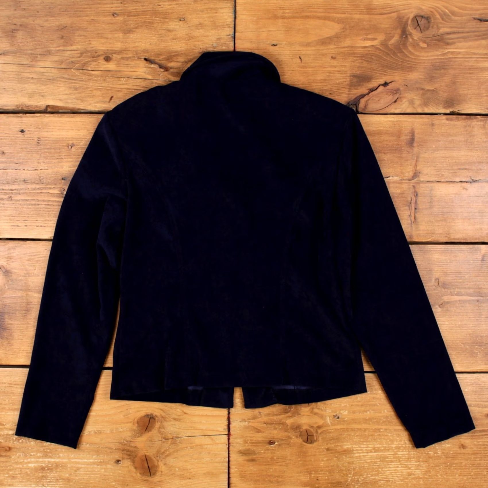 Vintage VINTAGE K C Spencer Jacket Womens 6 90s Blue USA Made Navy Polyester Jacket Size M / US 6-8 / IT 42-44 - 2 Thumbnail