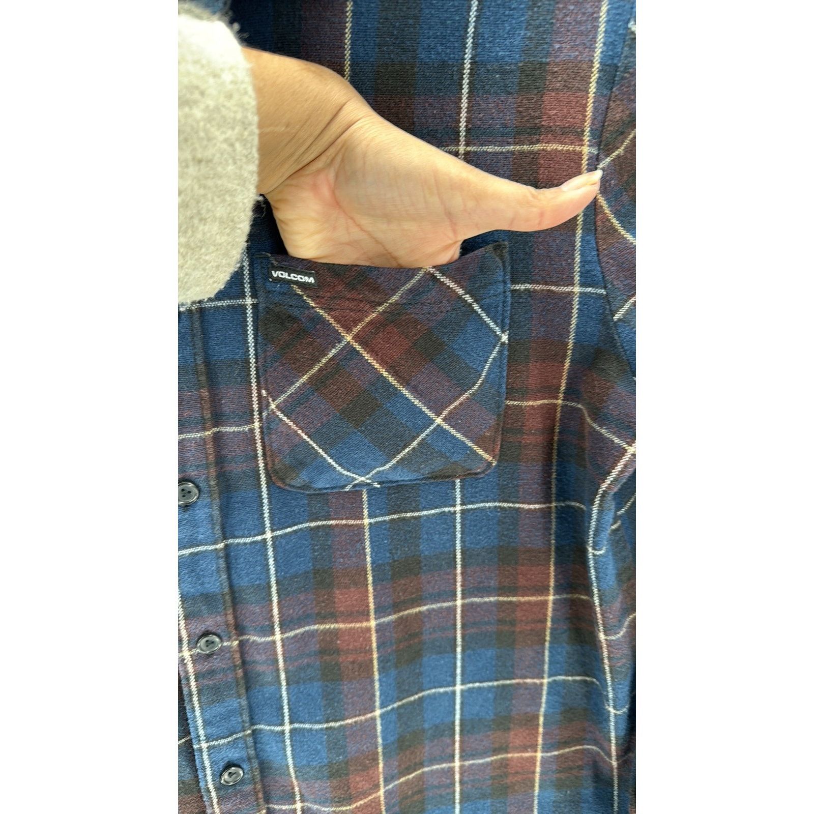 Volcom Volcom Men's Lumberg Long Sleeve Flannel Shirt sz xl cotton Size US XL / EU 56 / 4 - 3 Thumbnail