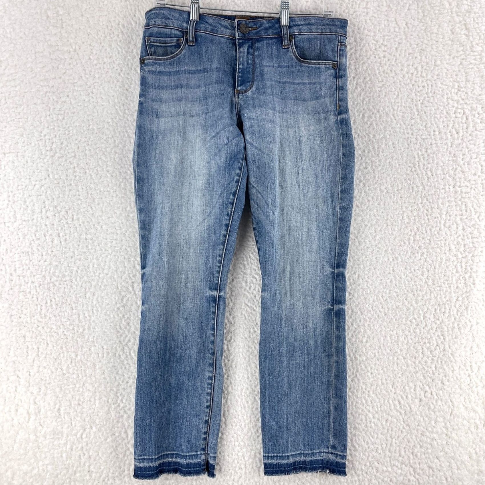 Vintage KUT from the Kloth Jeans Womens Size 6 Blue Denim Straight Leg Mid-Rise Casual Size 28" / US 6 / IT 42 - 2 Thumbnail