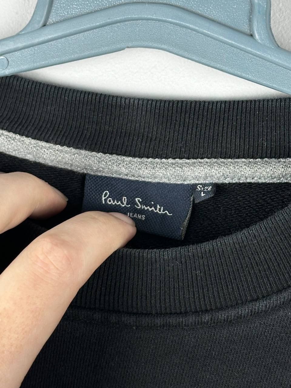 Paul Smith Paul Smith Black Basic Zebra Logo Heavyweight Sweatshirt Size US L / EU 52-54 / 3 - 5 Thumbnail
