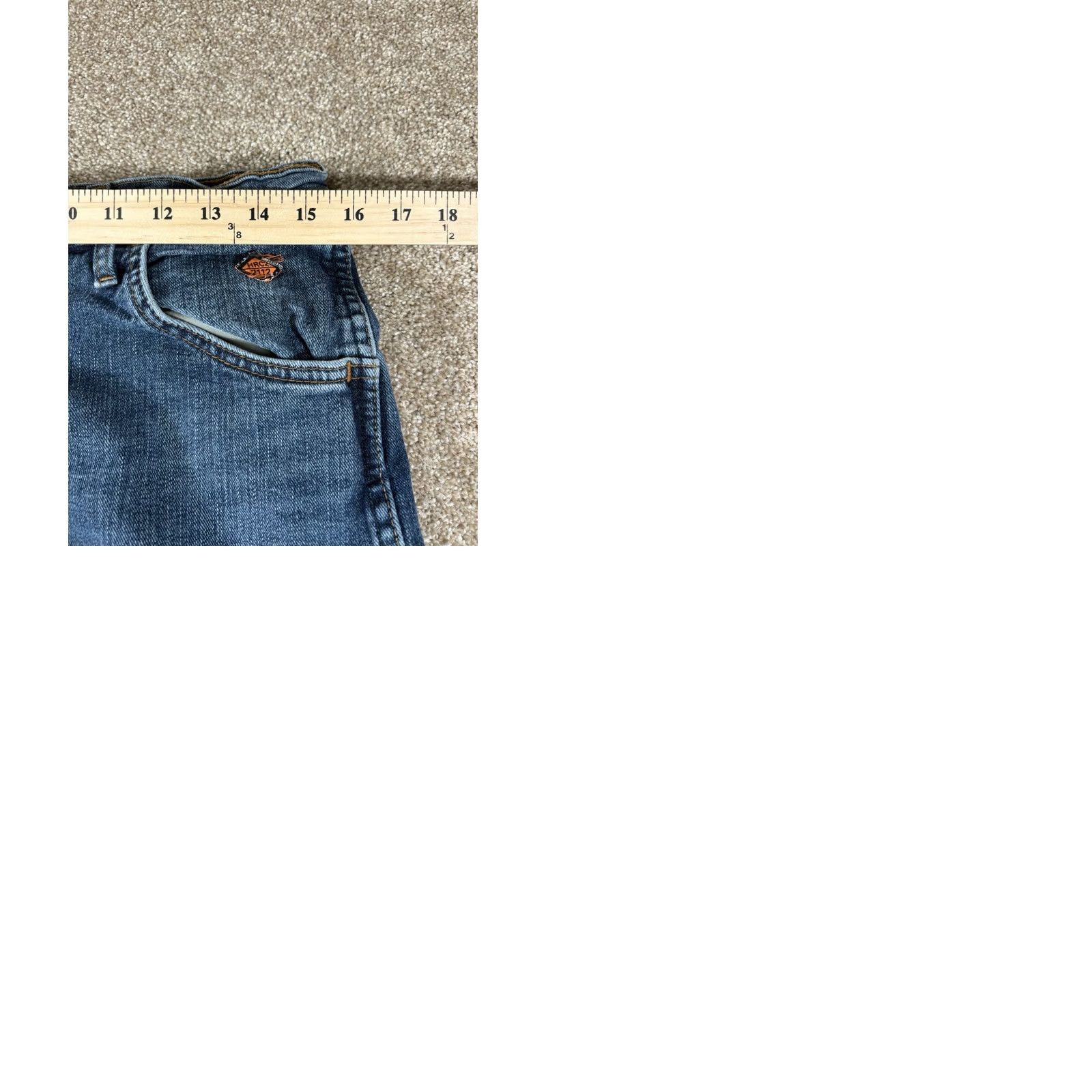 Wrangler Wrangler Jeans Denim Advanced Comfort Wrangler FR • Jeans • Men • 31x27 • Blue • Cotton Blend • Straight • Regular • 27 Inseam • 1990s? Size US 31 - 9 Thumbnail