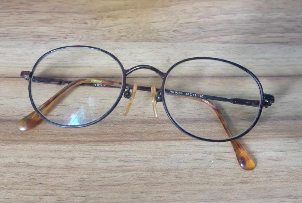 Japanese Brand Percy Glasses Tortoiseshell Frame Size ONE SIZE - 1 Thumbnail