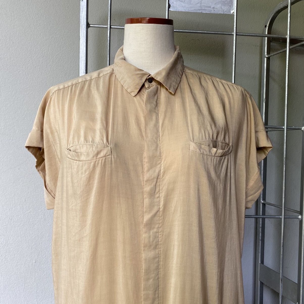 Zucca ZUCCA Yellow Button-Front Dress with Pockets Size M / US 6-8 / IT 42-44 - 11 Thumbnail