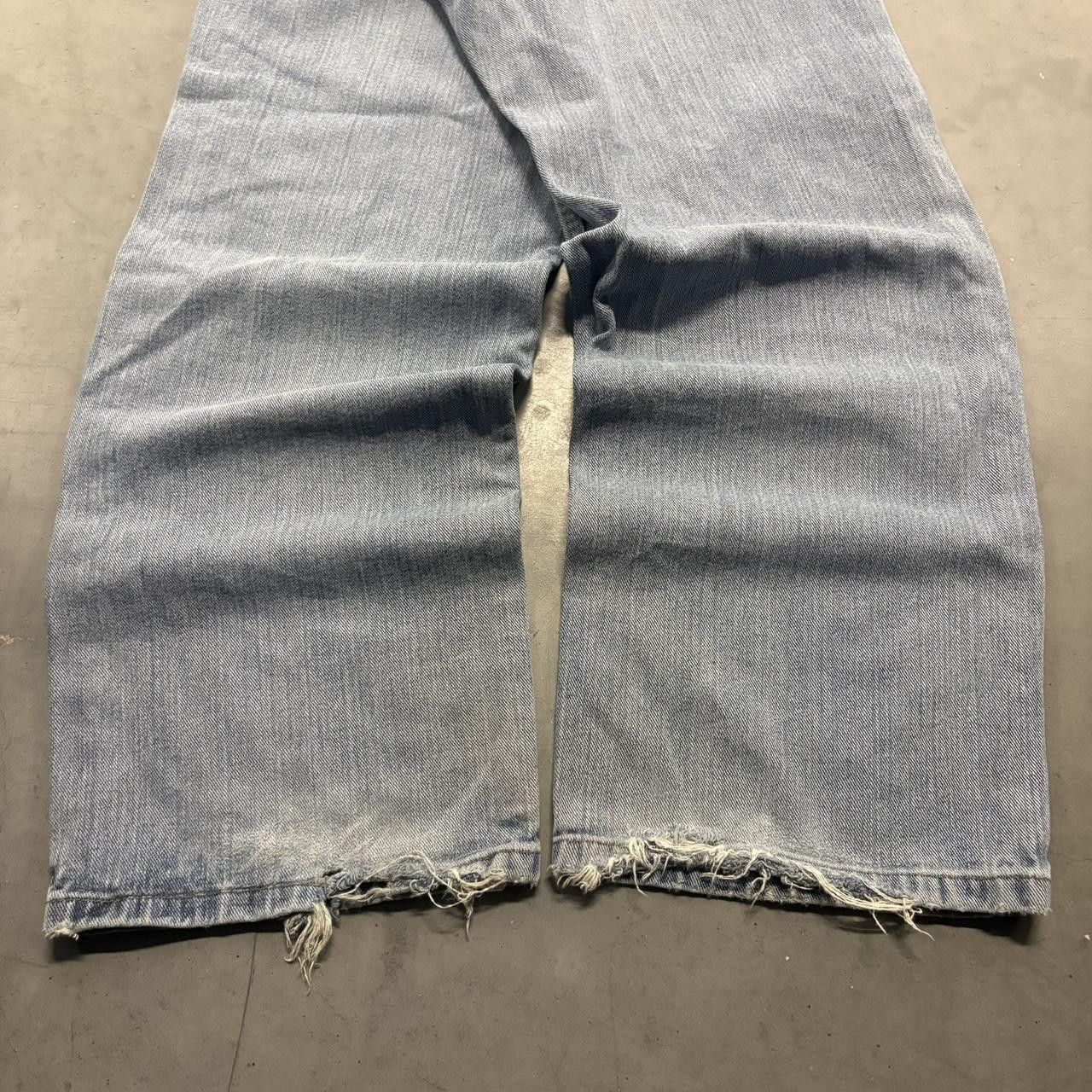 Izod Crazy Vintage Y2K/2000s Super Baggy Izod Light Blue Wash Denim Jeans! Size US 36 / EU 52 - 5 Thumbnail