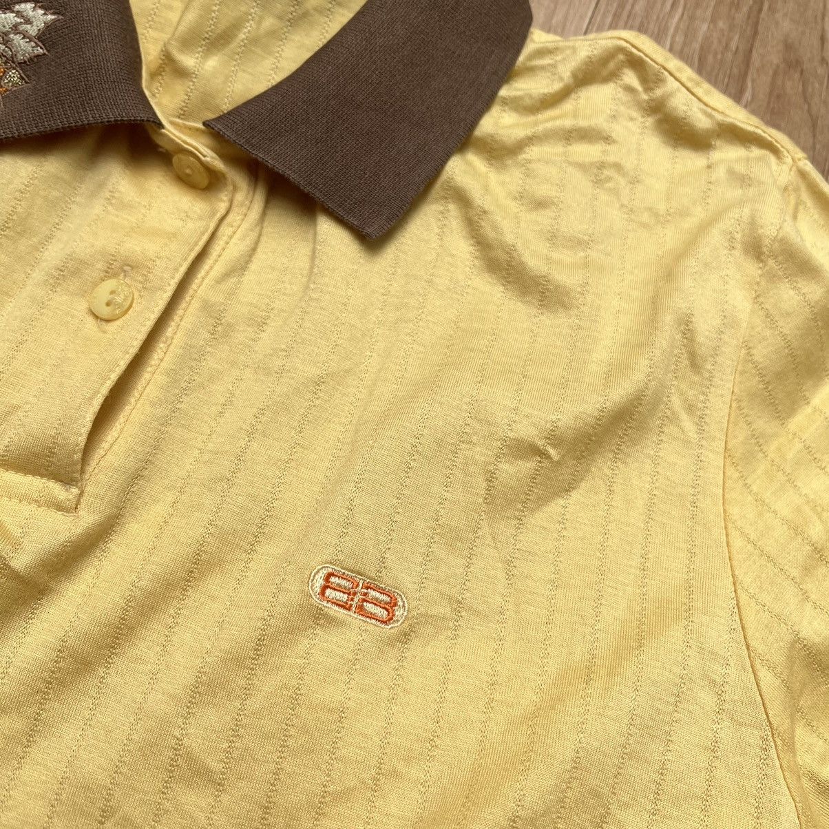 Balenciaga × Vintage Vintage 90s Balenciaga Polo Shirt L/S Size M / US 6-8 / IT 42-44 - 5 Thumbnail