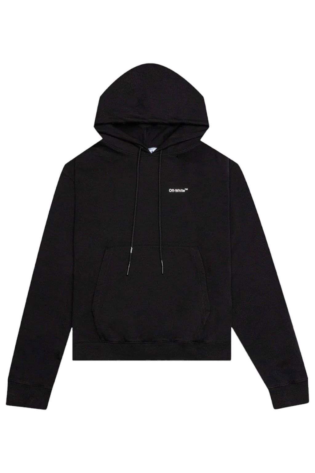 image of Off White Off-White Caravaggio Deposition Logo Hoodie in Black, Men's (Size Large)