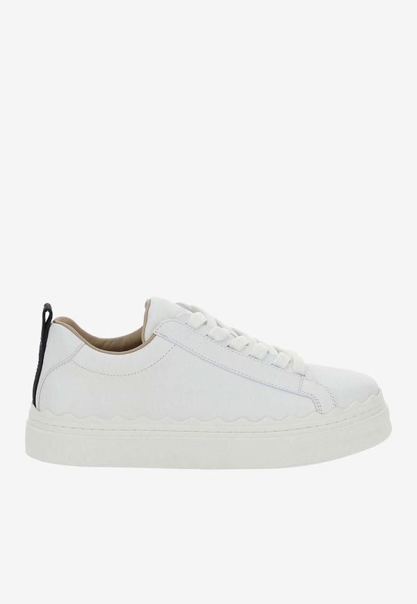 Chloe o1loc1c10226 Lauren Low-Top Sneakers in White Size US 10 / IT 40 - 1 Thumbnail