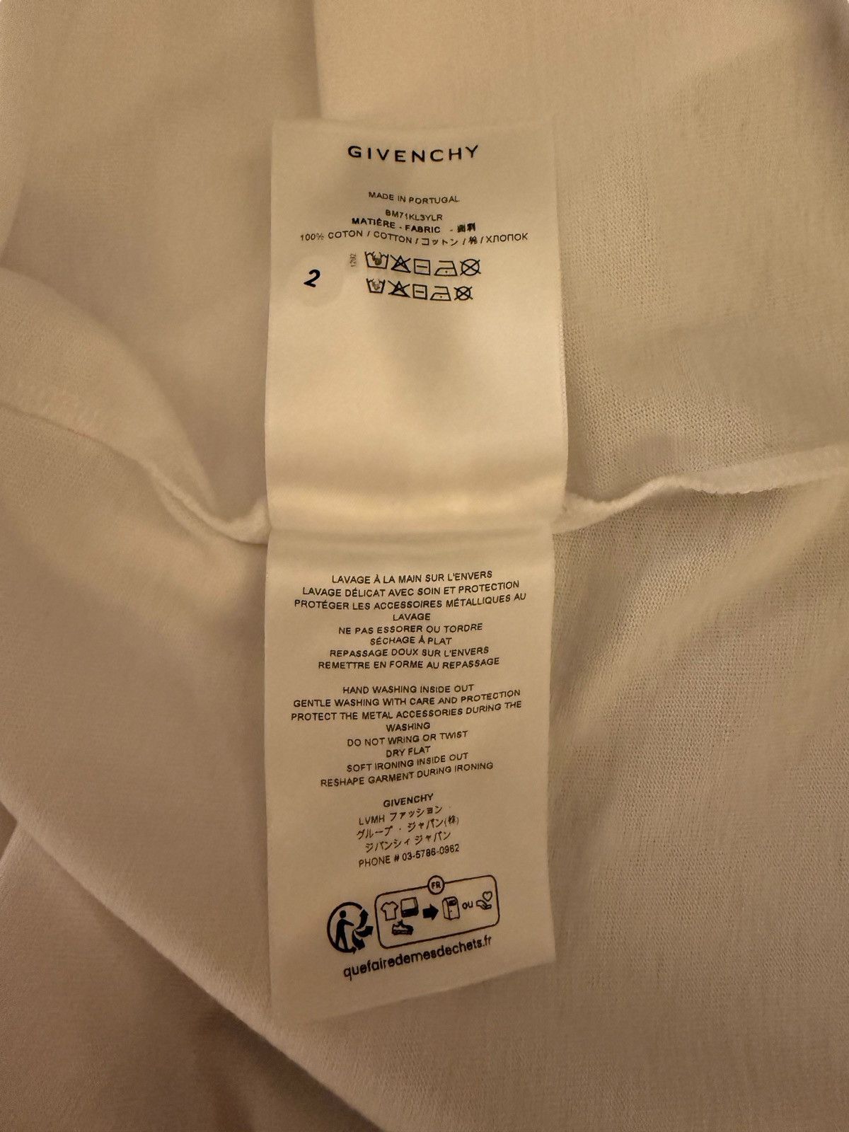 Givenchy Givenchy Eyelet T-Shirt Size US M / EU 48-50 / 2 - 6 Thumbnail