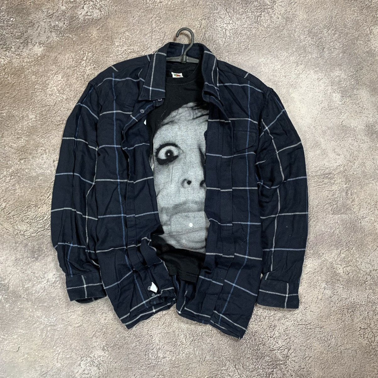 Vintage Vintage 90s Graphic Flannel Shirt Grunge Streetwear Faded XL Size US XL / EU 56 / 4 - 1 Thumbnail