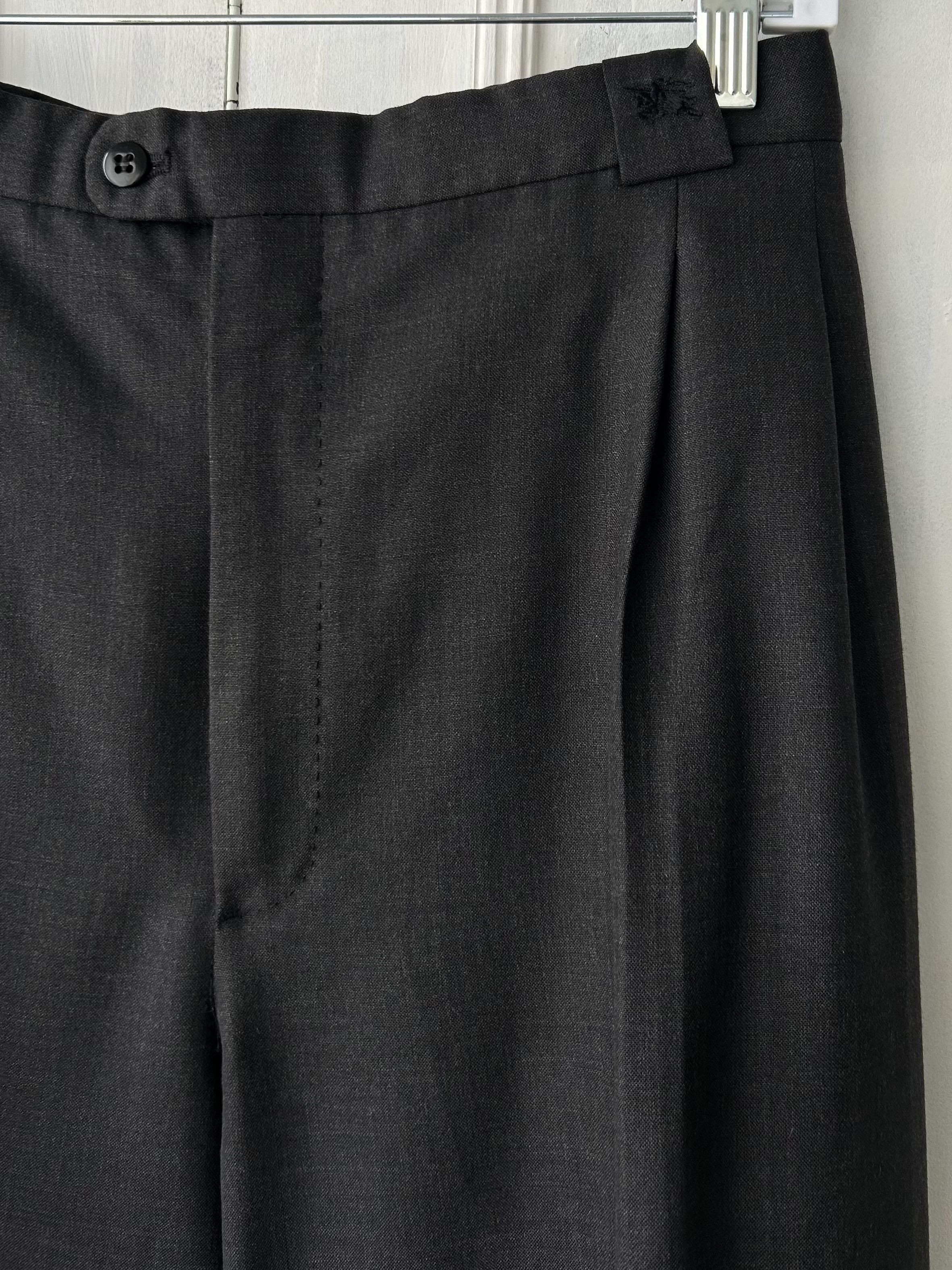 Burberry Burberry London Tailored Wool Blend Trousers Size 52R - 2 Thumbnail