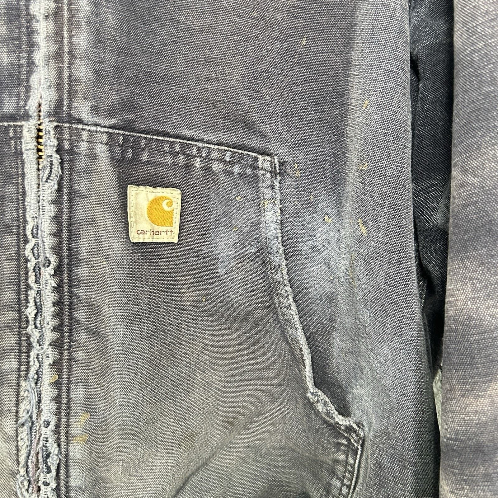Carhartt Vintage Carhartt Hooded Active Jacket “Dark Navy” J140 DNY Size US XL / EU 56 / 4 - 4 Thumbnail