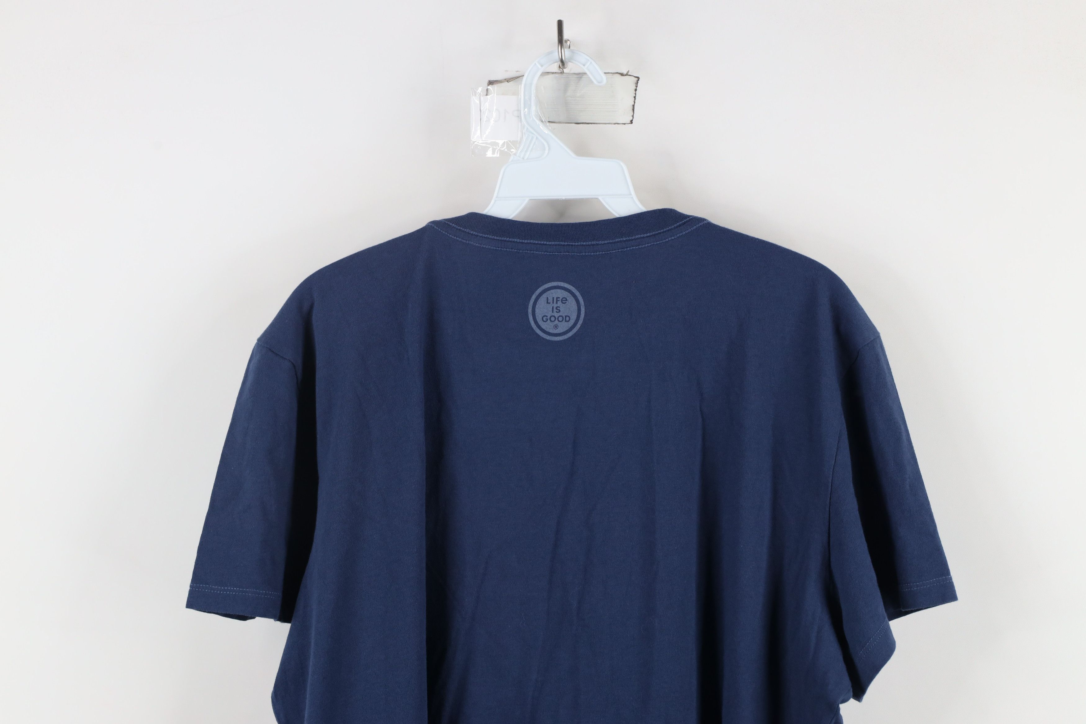 Life is Good × Vintage New Life Is Good Spell Out Sea Turtle Beach T-Shirt Blue Size XL / US 12-14 / IT 48-50 - 13 Thumbnail