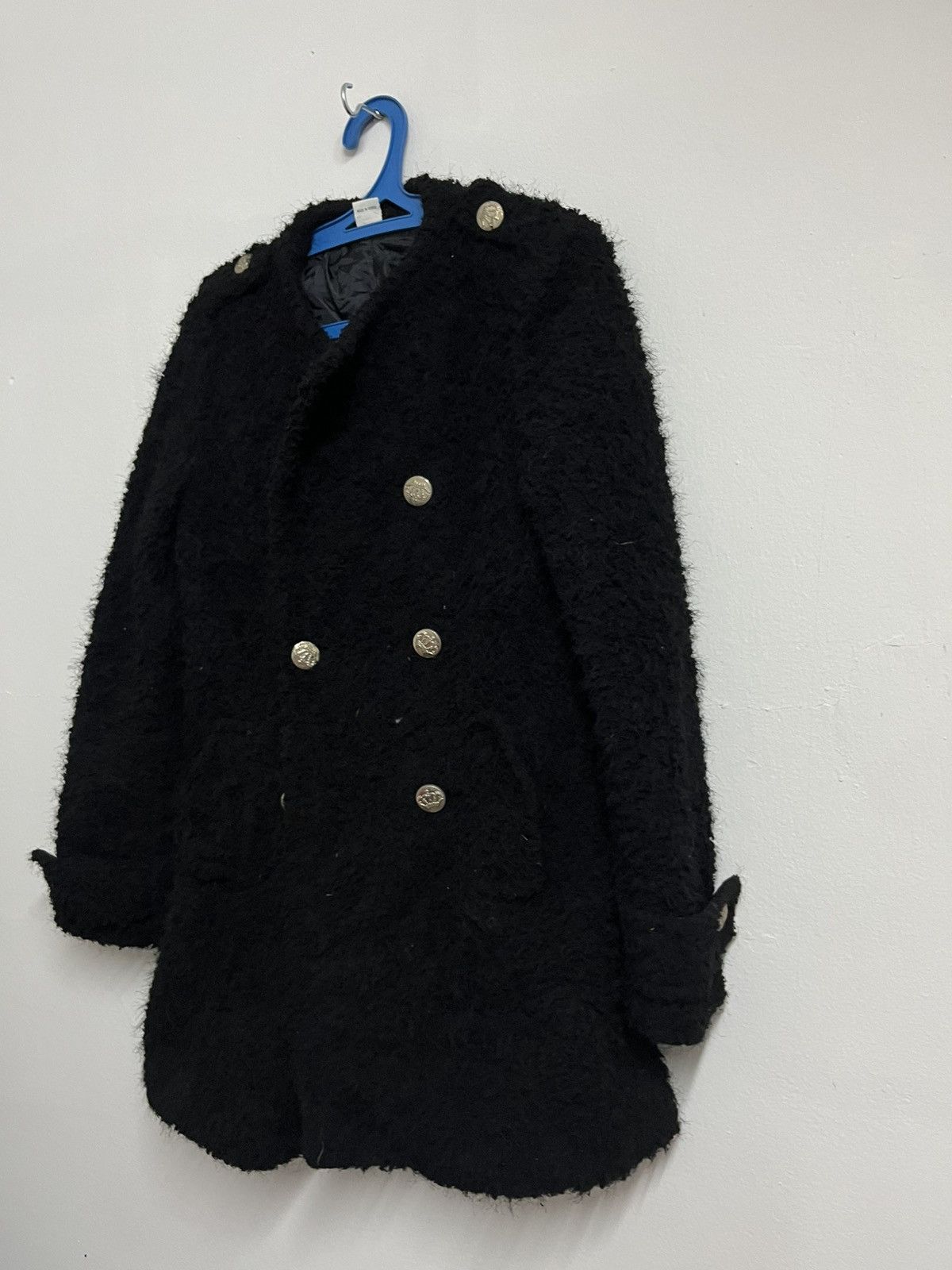 Seditionaries 💥True Vintage 90s MOHAIR PUNK Minx Fur Luxury-Look Size M / US 6-8 / IT 42-44 - 2 Thumbnail