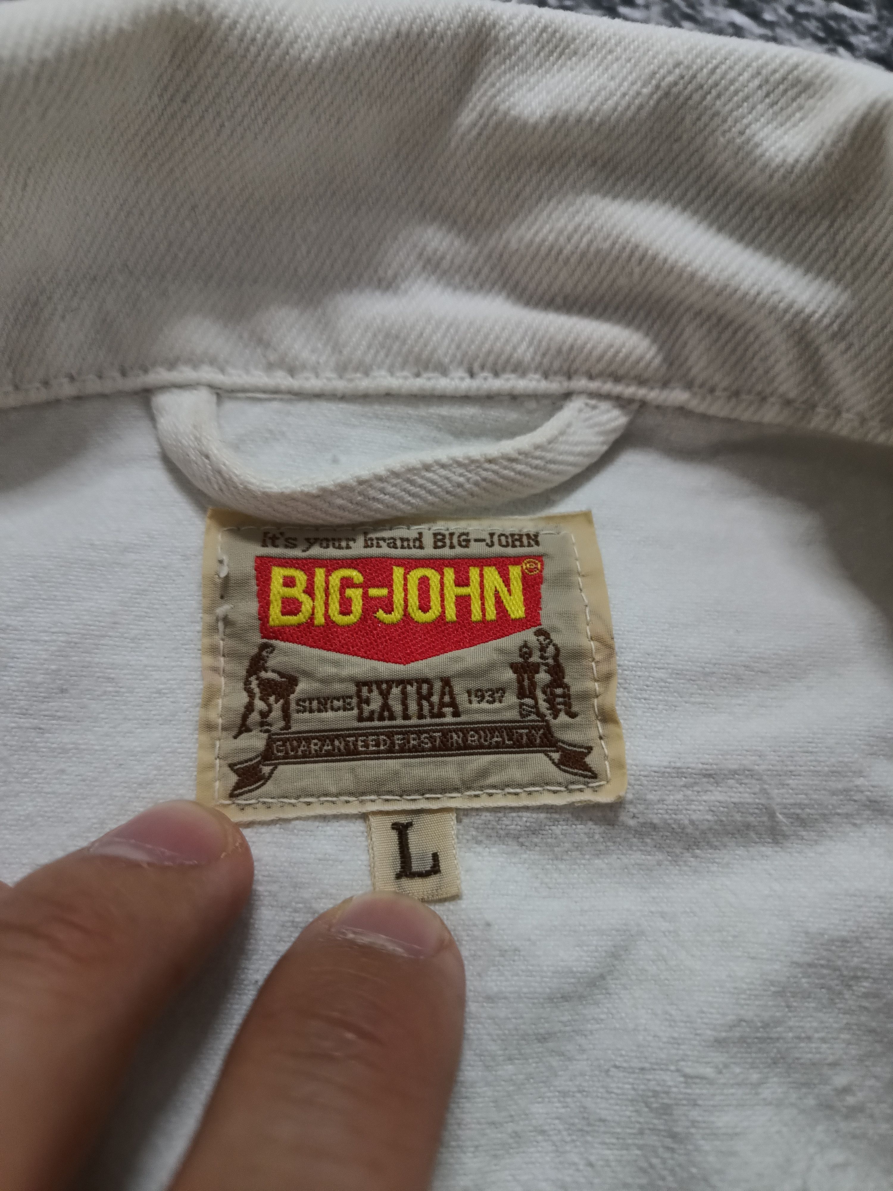 Big John × Japanese Brand × Vintage 🔥Vintage Big John Trucker Denim Jacket made in Japan Size US M / EU 48-50 / 2 - 6 Thumbnail