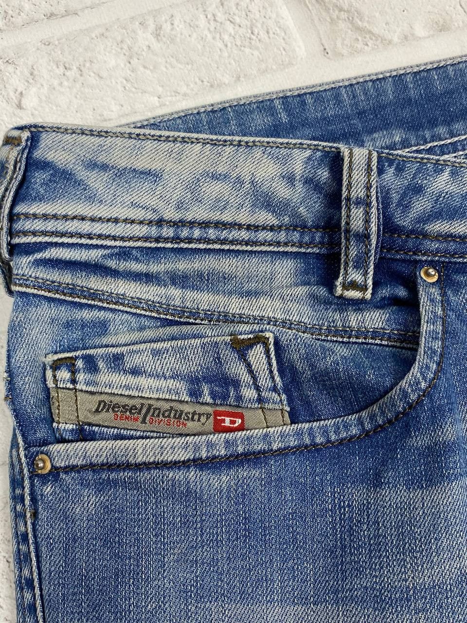 Diesel Diesel Poiak Jeans Mens Acid Washed Tapered Zipper Pockets Size US 34 / EU 50 - 14 Thumbnail