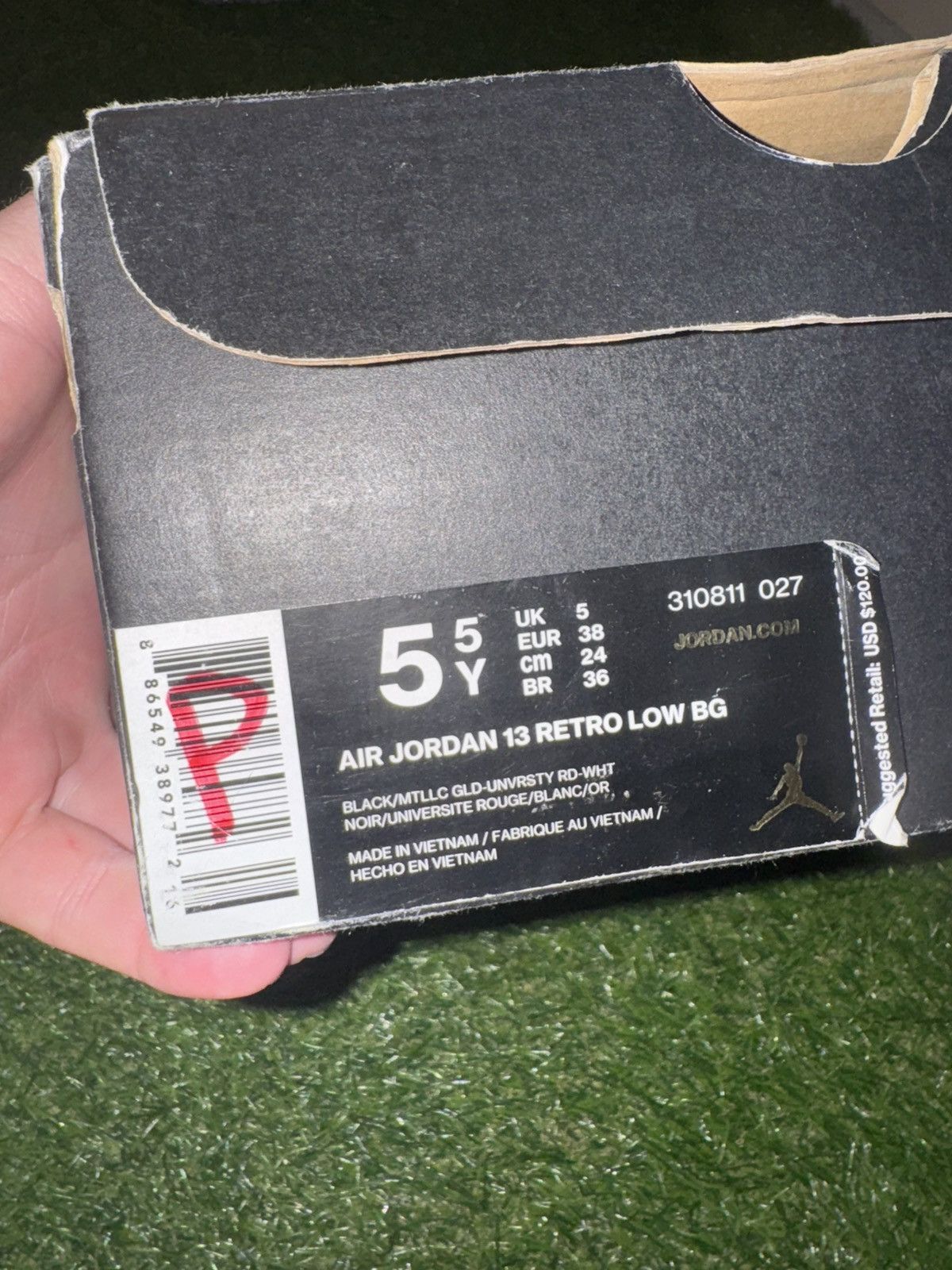 Jordan Brand × Nike NIKE AIR JORDAN 13 RETRO LOW BC SIZE 5.5Y Size US 5.5 / EU 38 - 7 Thumbnail