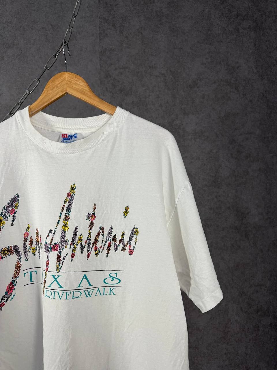 Vintage San Antonio Texas 1993 made in USA hanes vintage tee Size US XL / EU 56 / 4 - 2 Thumbnail