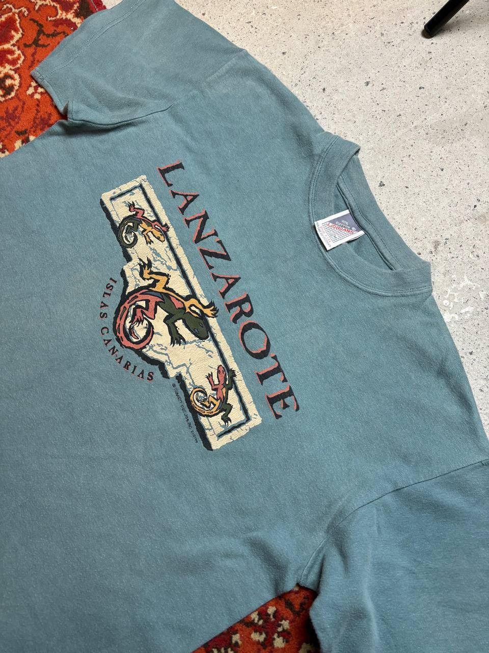 Vintage Vintage Y2K Lanzarote Lizard Maya 90s Style USA T shirt Size US M / EU 48-50 / 2 - 2 Thumbnail
