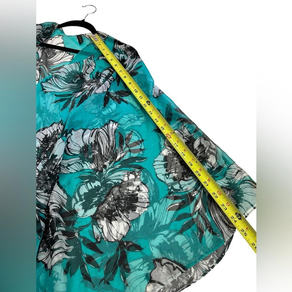 Designer Lane Bryant l Sheer Floral Kimono Swimsuit Cover OS Size ONE SIZE - 5 Thumbnail