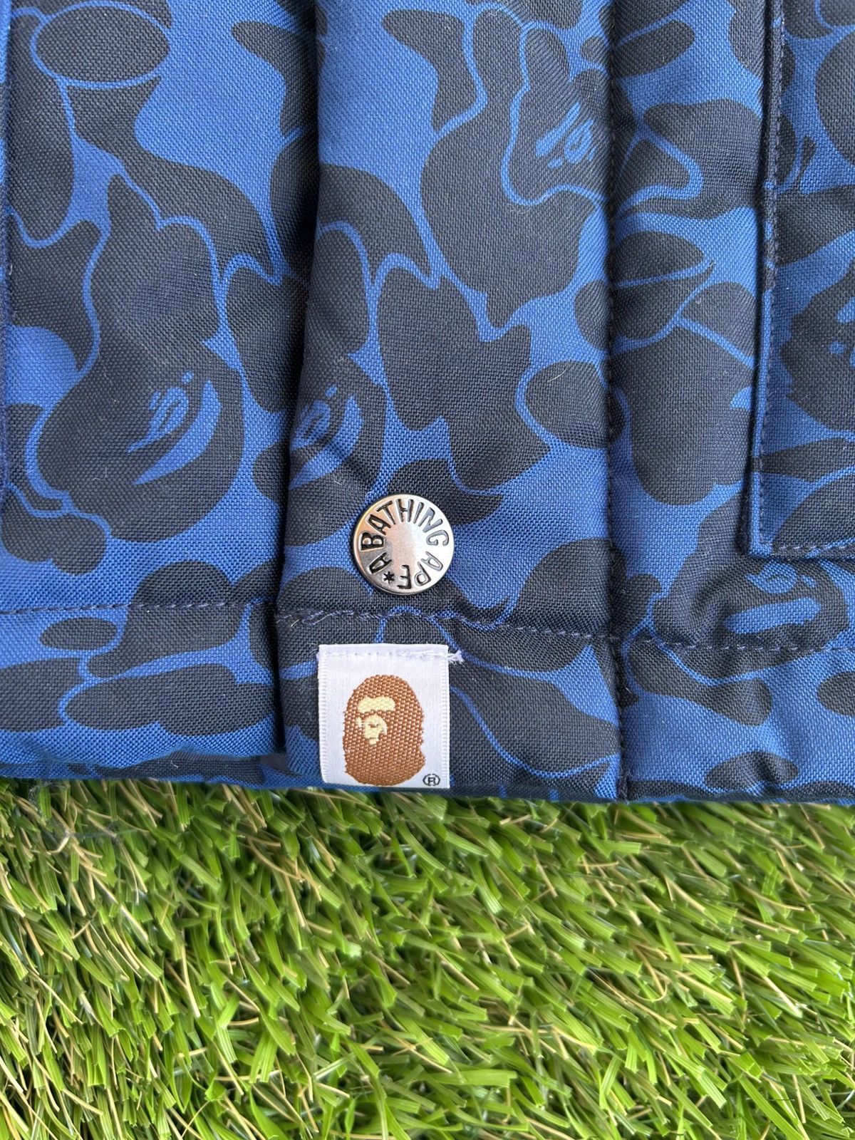 Bape BAPE Blue Camo Down Puffer Vest Size US L / EU 52-54 / 3 - 2 Thumbnail