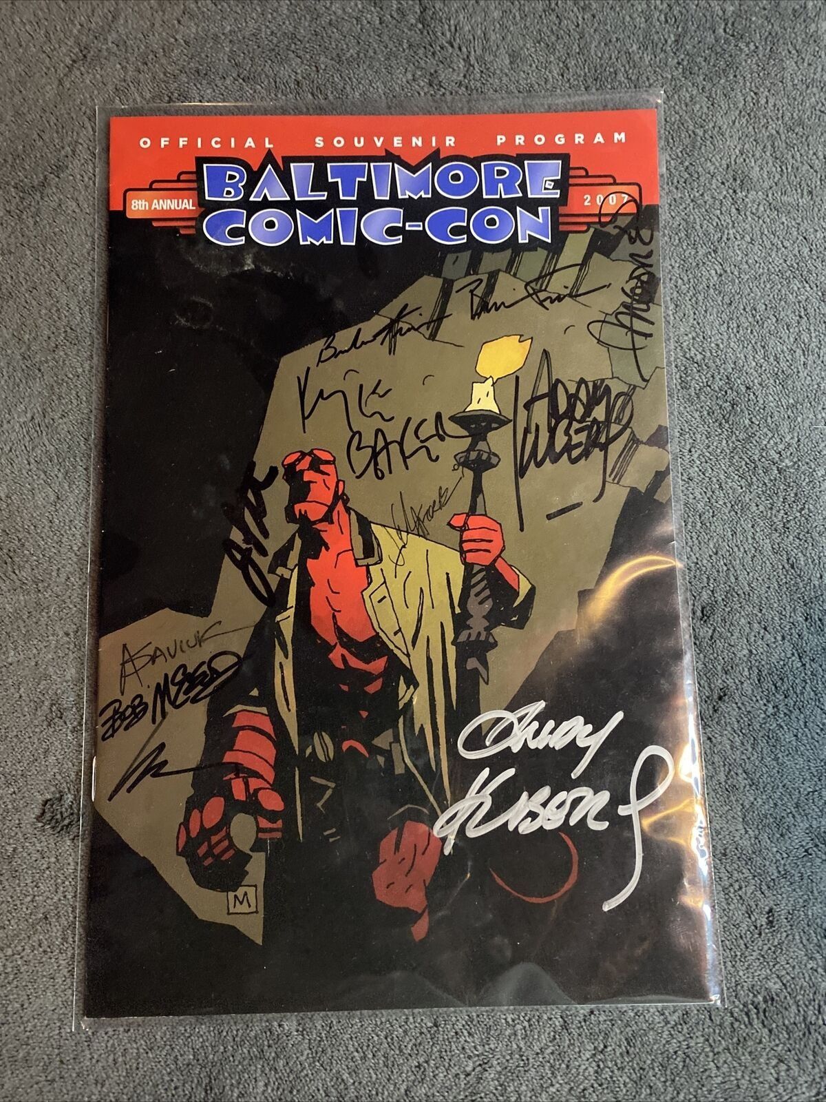 Other 2007 Baltimore 8th Comic-Con Program 10 SIGNATURES Booklet Size ONE SIZE - 1 Thumbnail