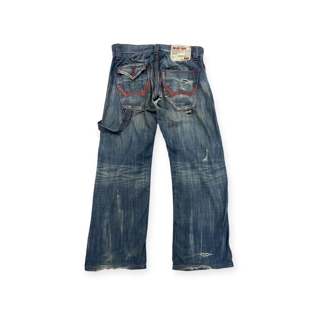 Edwin Edwin Bluetrip Bondage Punks Style Denim Pants Size US 33 - 1 Thumbnail