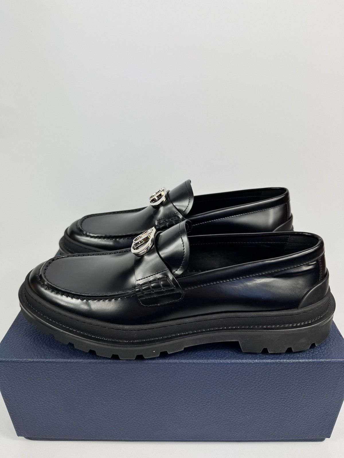 Dior CD LOAFERS POLISHED CALFSKIN Size US 12 / EU 45 - 4 Thumbnail