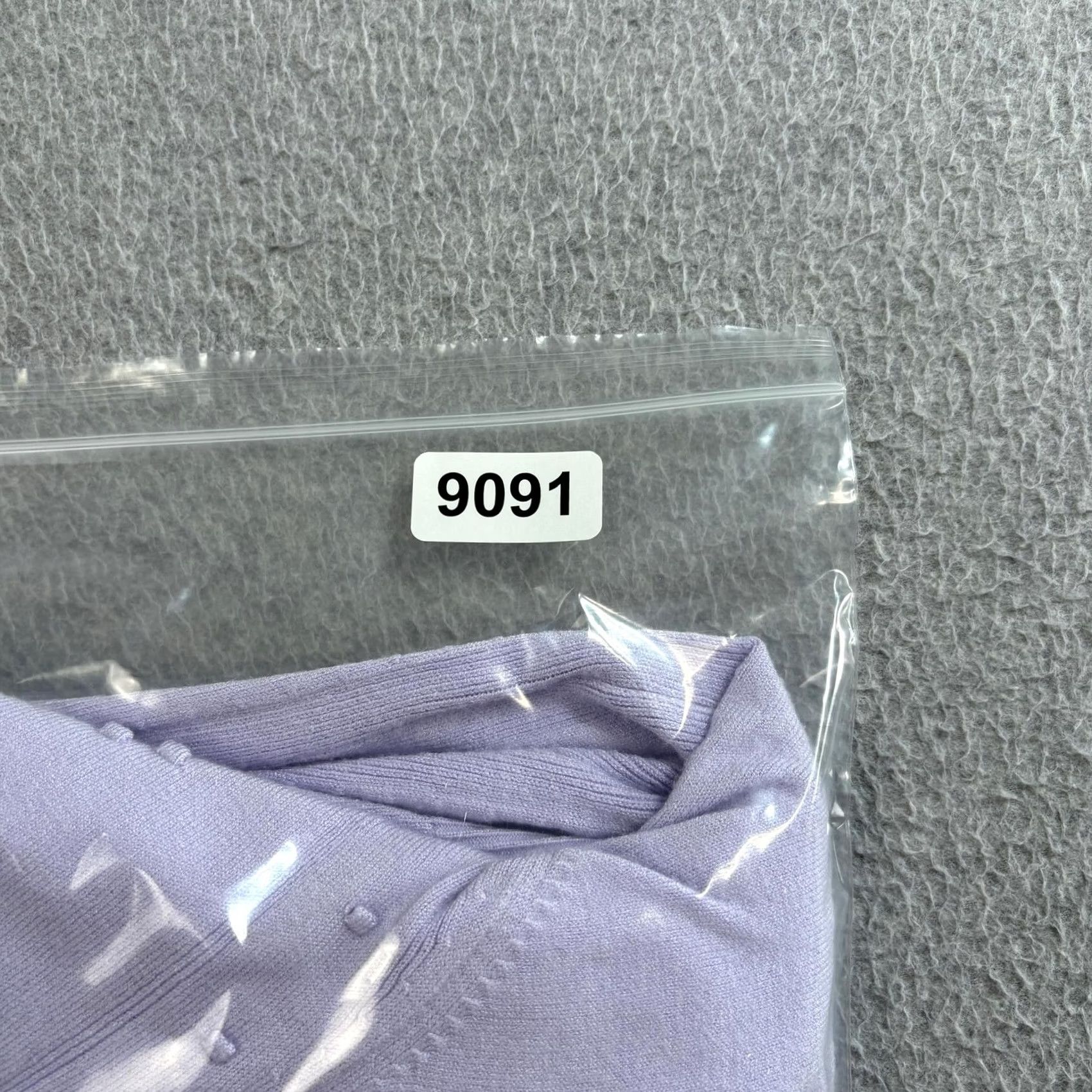 Loft LOFT Sweater Womens XL Lavender Short Sleeve Knit Polo Textured Preppy Classic Size XL / US 12-14 / IT 48-50 - 6 Thumbnail