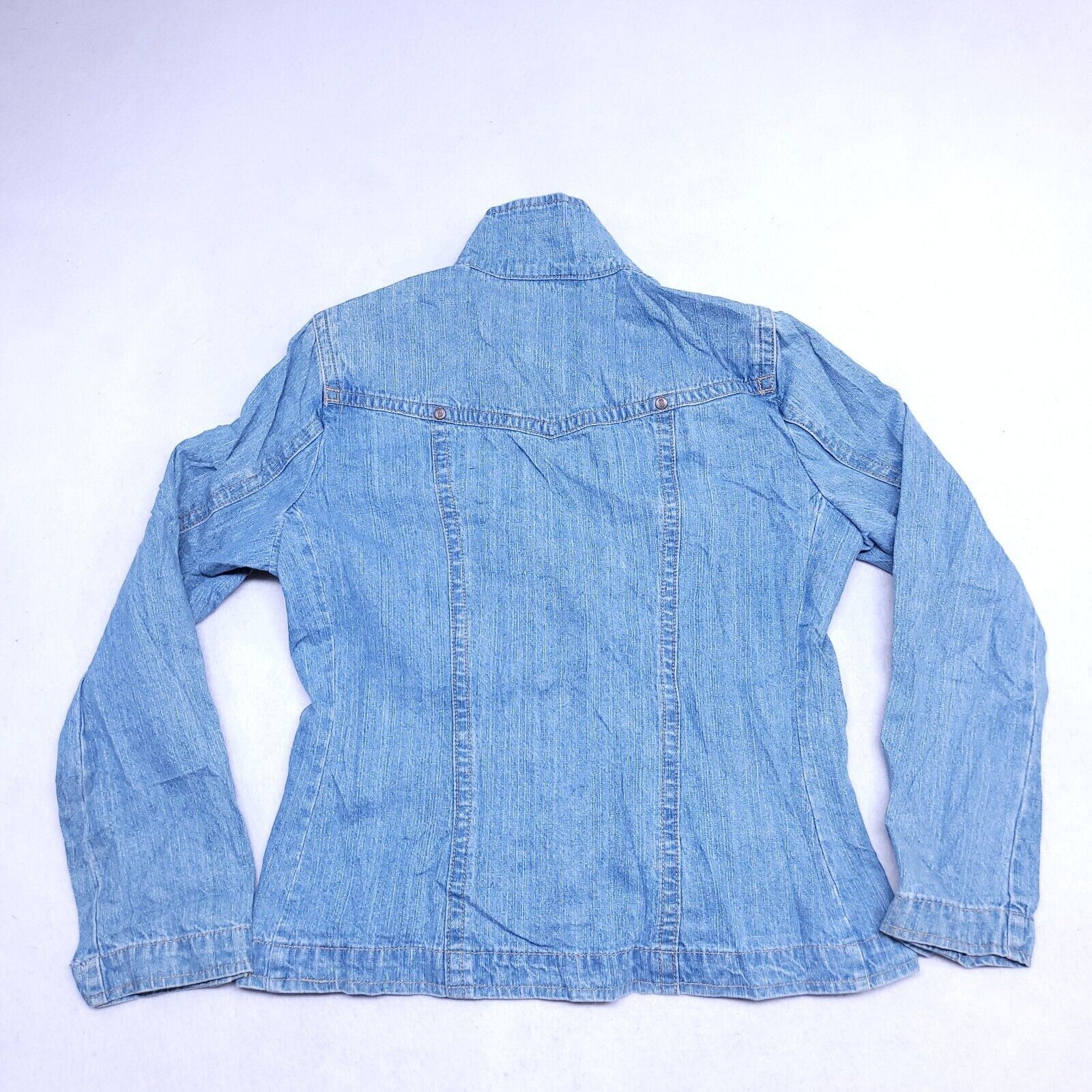 Bill Blass Bill Blass Jeans Button Denim Jean Jacket Womens Size M Blue Size M / US 6-8 / IT 42-44 - 10 Thumbnail